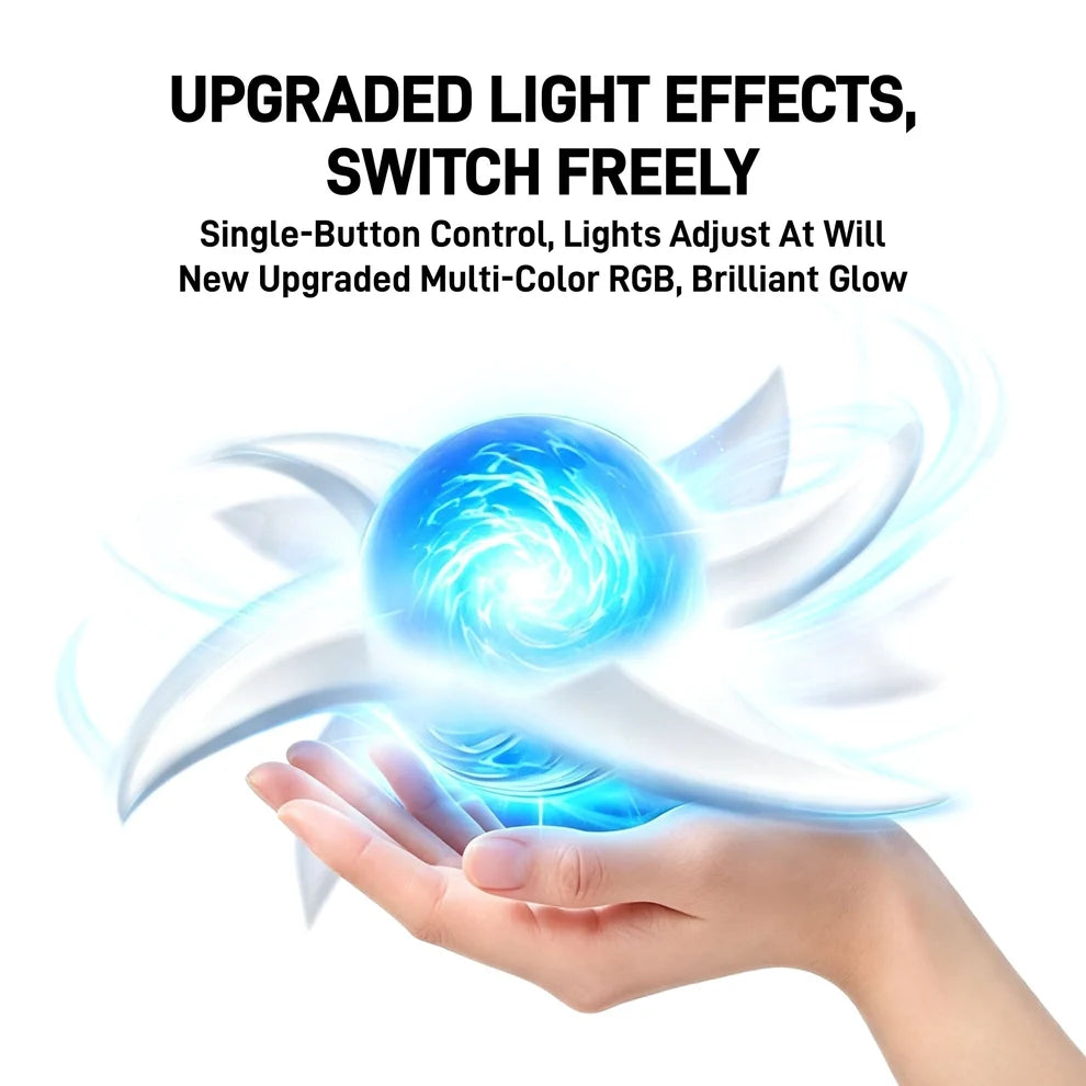 Naruto Spiral Shuriken LED Cosplay Prop – 1:1 RGB Light Up Rotating Ninja Collectible