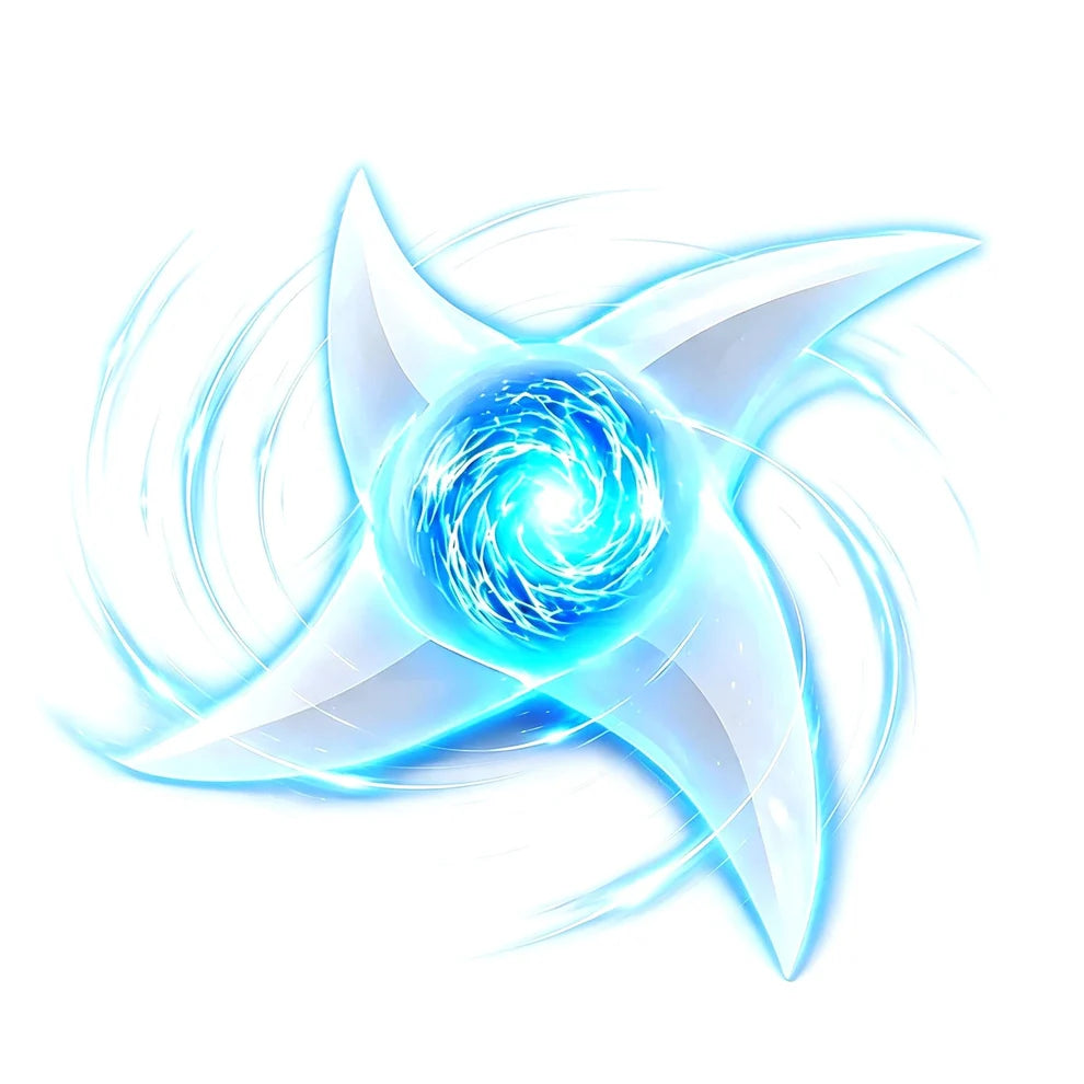 Naruto Spiral Shuriken LED Cosplay Prop – 1:1 RGB Light Up Rotating Ninja Collectible