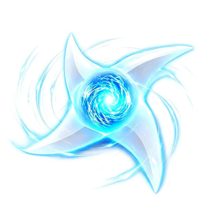 Naruto Spiral Shuriken LED Cosplay Prop – 1:1 RGB Light Up Rotating Ninja Collectible