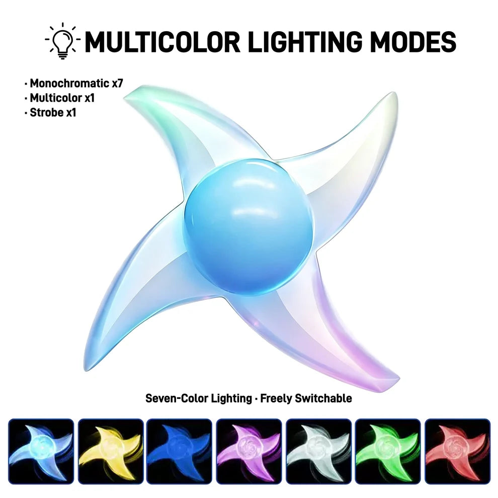 Naruto Spiral Shuriken LED Cosplay Prop – 1:1 RGB Light Up Rotating Ninja Collectible