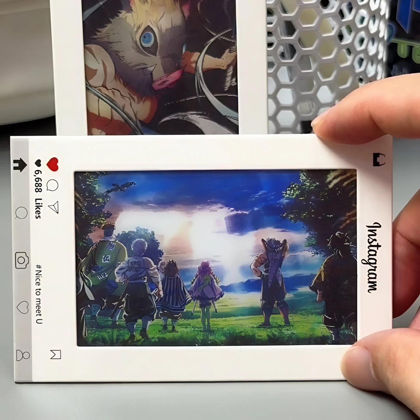 Demon Slayer 3D Card Keychain