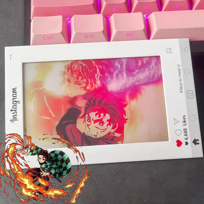 Demon Slayer 3D Card Keychain