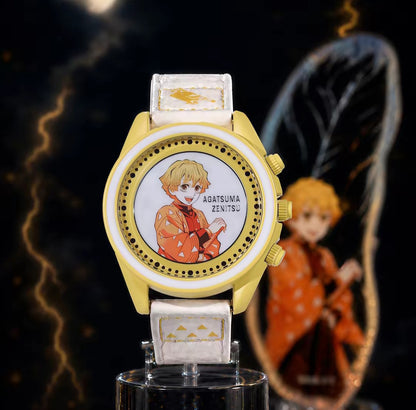 Cute Demon Slayer Glowing Clock for Anime Fans