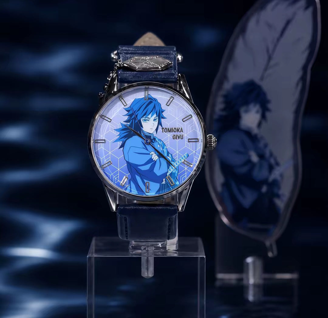 Cute Demon Slayer Glowing Clock for Anime Fans