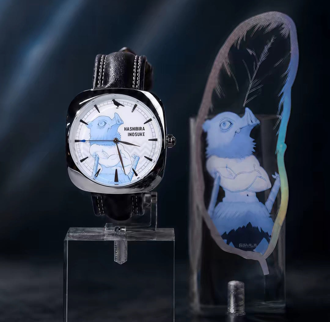 Cute Demon Slayer Glowing Clock for Anime Fans