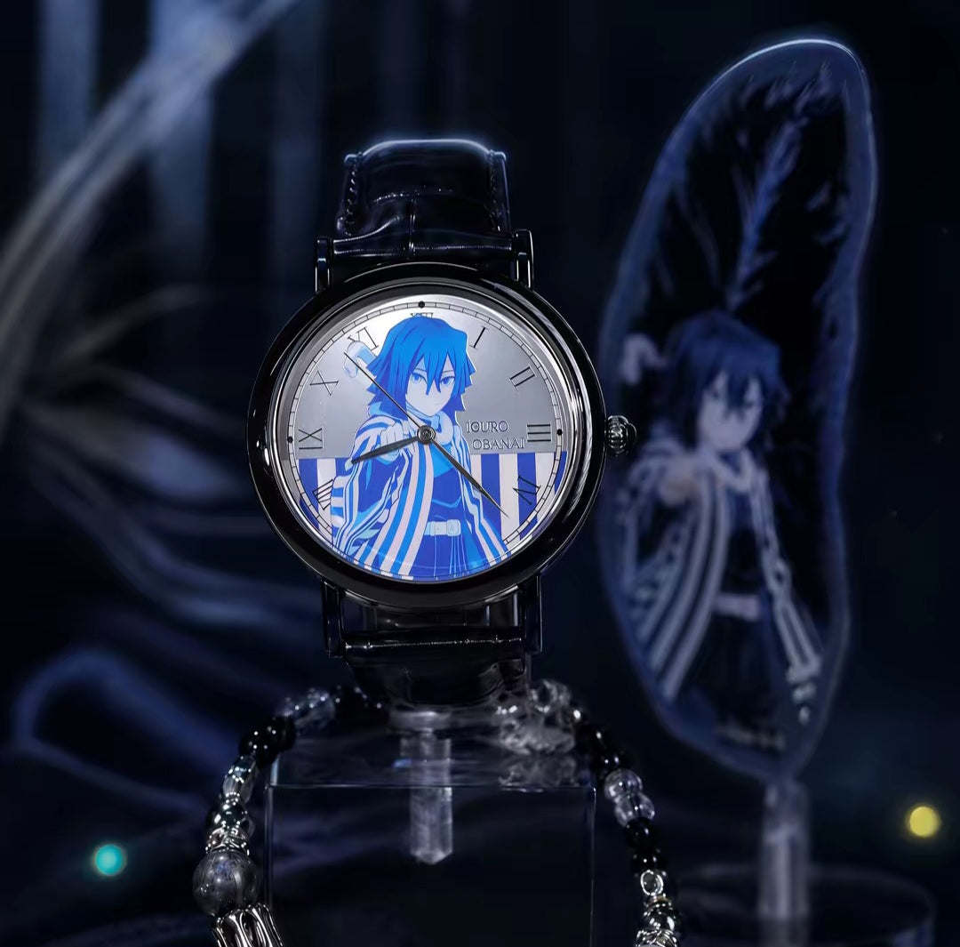 Cute Demon Slayer Glowing Clock for Anime Fans