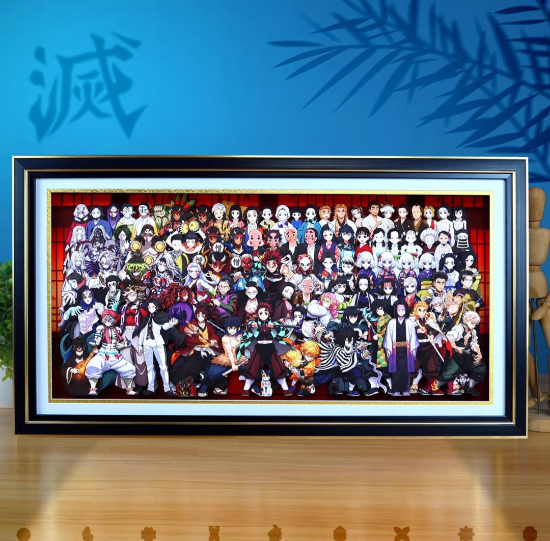 Demon Slayer 3D Stereoscopic Painting