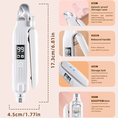 SilentPaws™ Pet Nail Trimmer With Light